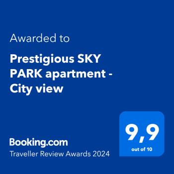 Prestigious SKY PARK apartment - top city view - Traveller awards 2024, Братислава (фото 2)