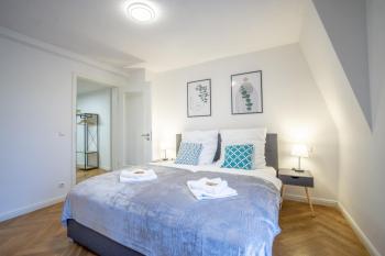 CoView - Design Apartment - 2 Schlafzimmer - Küche - Highspeed Wlan, Drážďany (fotografie 3)