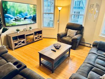 Bright, Stylish & Cozy 2Bed Unit w/Backyard & Grill Close to NYC!, Haledon (фото 3)