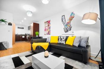 Urban 1BR Apartment + Free Parking By Azura Nights, Birmingham (fotografie 5)