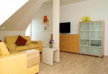 Darßblick, Penthouse-Wohnung für 4 Personen mit Meerblick in Barth, Barth (zdjęcie 4)