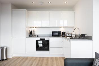 Modern 1 Apartment in Old Trafford near the stadium, Manchester (fotografie 3)