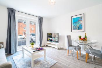 Modern Apartment - Twin Beds - Selly Oak - Off-Street Parking - Free Netflix & Wifi 9CC, Birmingham (fotografie 2)