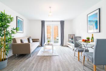 Modern Apartment - Twin Beds - Selly Oak - Off-Street Parking - Free Netflix & Wifi 9CC, Birmingham (fotografie 4)