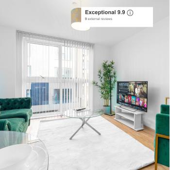 Stylish City Centre Apartment - 2 Bedrooms - Secure Parking - JQ 302H, Birmingham (fotografie 5)