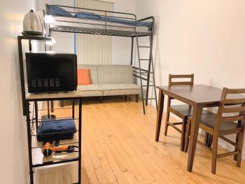 Shered bathroom 4 SofaBed + loftbed + kitchen, New York (Foto 4)