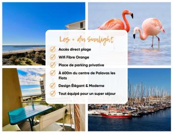 Le Sunlight - T2 bord de mer, Parking, Palavas-les-Flots (fotografie 2)