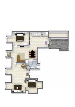 Luxury Apartment w Privat Rooftop Terrace - CPH C, Kodaň (fotografie 3)