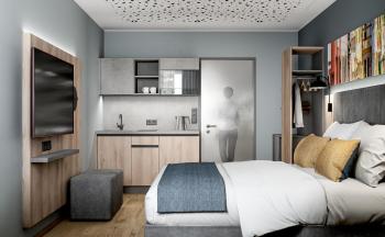 XZLLENZ Traum Studio-Apartment, Frei-Parken, U-Bahn, Küche, Nürnberg (photo 5)