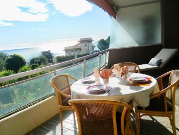 Nice Appartement Vue er Grande Terrasse Piscine Bail Mobilité, Nizza (foto 4)