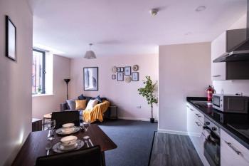 Modern Manchester 1 Bed Apartment, Manchester (photo 4)