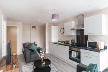 Bright & Modern 1 Bed Apartment in Manchester, Manchester (fotografie 3)