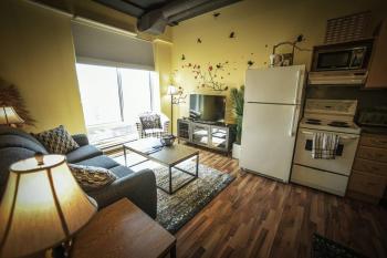 2 Full Beds, Rogers Place Downtown Central, Memorable 1 Bedroom Condo, Edmonton (Foto 3)