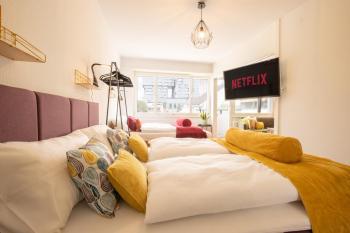 Bright Apartment with Balcony near SBB - Special MODERN LISA Apartment, Basel, up to 4 guests, Basel (photo 3)
