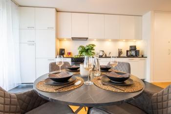 Spacious Apartment near Messe - Special EINSTEIN IIV Apartment, Basel, up to 6 guests, Базель (фото 4)