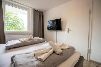Messe-Apartment für 5 Gäste mit Balkon und Lift, Hannover (fotografie 3)