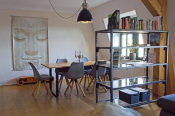 Neustadt-Aussicht - große Wohnung mit Balkon, Drážďany (fotografie 4)