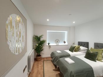 Snuggle Inn - Riverside Apartments - Views Over looking London River Thames, Close to O2 Arena, London Excel, London City Airport, Thames Clipper- River Boat Service, Woolwich Ferry, Onsite parking, TWIN ROOM OPTION available, London (Foto 2)
