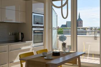 Apartament z tarasem Panorama, Kolobřeh (fotografie 5)