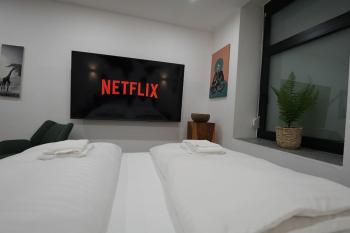 Suite mit Badewanne, Kamin und Parkplatz, Graz (zdjęcie 3)