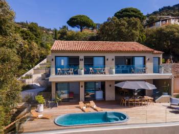 5* villa with panoramic sea view, hammam, pool-spa, Rayol-Canadel-sur-Mer (photo 2)