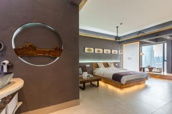 重庆解放碑阳崽民宿高层新中式景观Youngzai Apt in Jiefangbei 5, Chongqing (Foto 2)