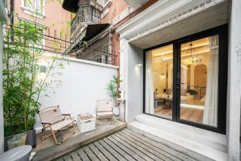 Moment Home-Jing'an Temple near the subway, private yard Townhouse garden villa,2 king-size beds, Shanghái (foto 4)