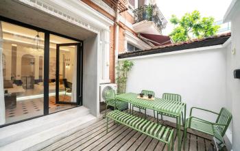 Moment Home-Jing'an Temple near the subway, private yard Townhouse garden villa,2 king-size beds, Shanghái (foto 5)