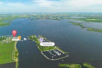 Welcome in - Houseboat Earrebarre aan het Sneekermeer met dakterras, prachtig uitzicht, Offingawier (фото 2)