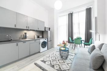 The Mierendorf I, budget group & family apartment, 1BR, 1 Living room, ideal for 2 - 4 Guests, Берлин (фото 5)