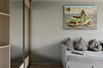Loft design studio apartment & FREE parking, Riga (fotografie 5)