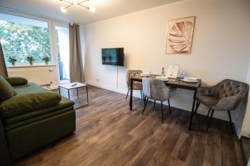 Messewohnung für 5 Gäste mit Balkon und Lift, Hannover (fotografie 5)