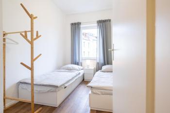 LeHaStays - Apartment Leipzig I 4 Einzelbetten, Lipsko (fotografie 3)