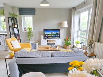 Sunny Apartment - 8 Mins Drive to Coop Arena - Pass the Keys, Manchester (fotografie 5)