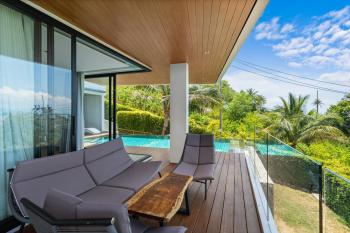 Sparkle 大佛海滩四卧时尚部分海景别墅, Ko Samui (photo 4)