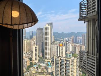 重庆解放碑阳崽民宿高层新中式景观Youngzai Apt in Jiefangbei 5, Chongqing (Foto 4)