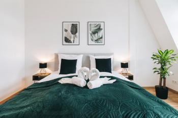 Oasis Appart - Wohnen in Dresden - Netflix - Tiefgarage - Dachterrasse, Drážďany (fotografie 2)