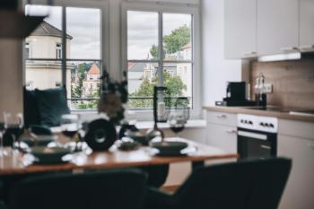 Oasis Appart - Wohnen in Dresden - Netflix - Tiefgarage - Dachterrasse, Drážďany (fotografie 5)