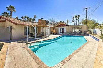 Pool Hot Tub Putting Green Fenced Yard, Las Vegas (zdjęcie 5)