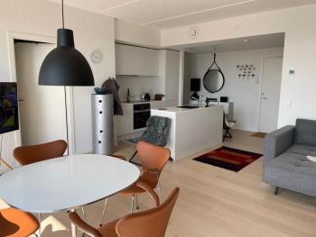 Luksuslejlighed på 7 sal med elevator, vestvendt altan og udsigt over havn og by, Kopenhaga (zdjęcie 5)