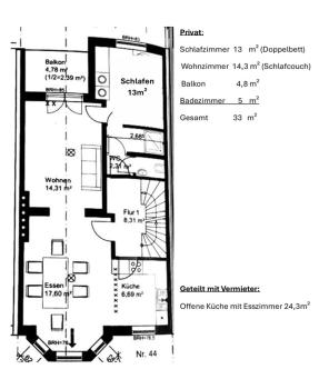 Gemütliche Wohnung mit geteiltem Essbereich am Rande des Bremer Viertel, Bremen (photo 2)