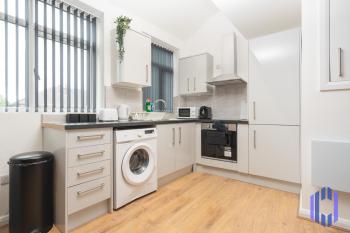 Sophisticated & Stylish Flat near Manchester Airport - Sleeps 9, Manchester (fotografie 5)