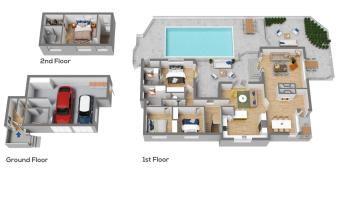 Villa with Pool in Browns Bay, Auckland (fotografie 2)