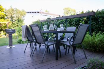 Garten, Terrasse, 93 m2, 5 Min bis zur Warnow, Rostock (zdjęcie 3)