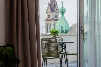 New Penthouse w double parking, panoramic balcony, Budapeszt (zdjęcie 2)