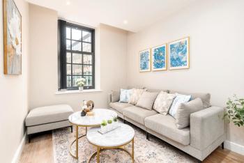 Exceptional Apartment & Gorgeous Interior & King size bed, Leeds (Foto 2)