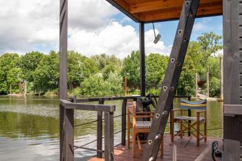 Tiny-Hausboot LIKEDEELER mit Dachterasse und Kamin, Hamburk (fotografie 5)