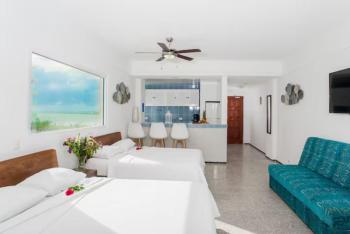 Amazing OceanViews Beachfrt Condo Walk to Eat, Drink, Play, Cancún (Foto 5)