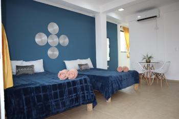 Comfortable Studio with 2 Beds, Near Beach, Cancún (foto 3)