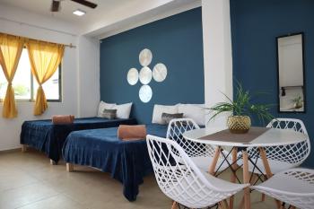 Comfortable Studio with 2 Beds, Near Beach, Cancún (foto 5)
